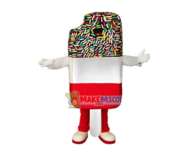Superb Popsicle Mascot Costume Superb Popsicle Mascot Costume