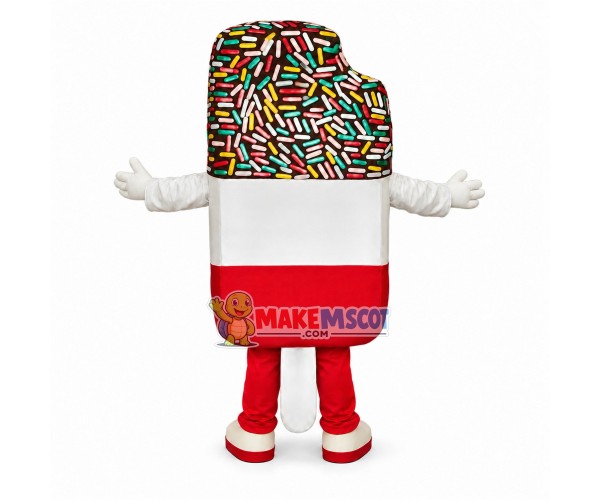 Superb Popsicle Mascot Costume Superb Popsicle Mascot Costume