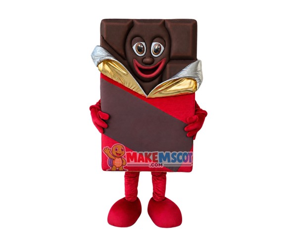 Superb Chocolate Mascot Costume Superb Chocolate Mascot Costume