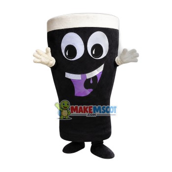 Happy Coffee Cup Mascot Costume