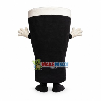Happy Coffee Cup Mascot Costume Happy Coffee Cup Mascot Costume