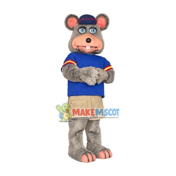 Superb Chuck E Cheese Mascot Costume Superb Chuck E Cheese Mascot Costume