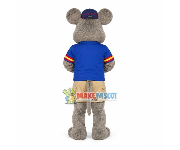 Superb Chuck E Cheese Mascot Costume Superb Chuck E Cheese Mascot Costume