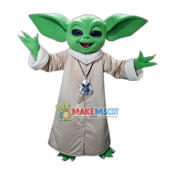 Baby Yoda Mascot Costume Baby Yoda Mascot Costume