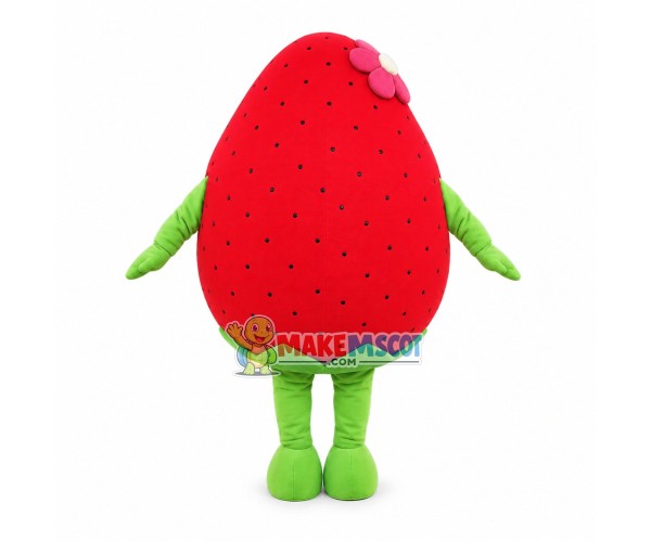 Superb Strawberry Mascot Costume Superb Strawberry Mascot Costume