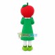 Happy Apple Girl Mascot Costume Happy Apple Girl Mascot Costume