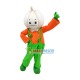 Superb Garlic Boy Mascot Costume Superb Garlic Boy Mascot Costume