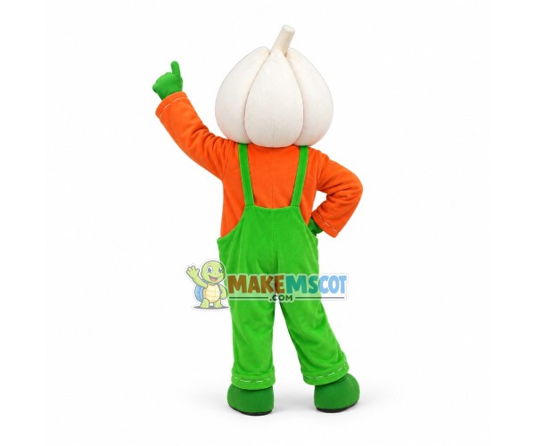 Superb Garlic Boy Mascot Costume Superb Garlic Boy Mascot Costume