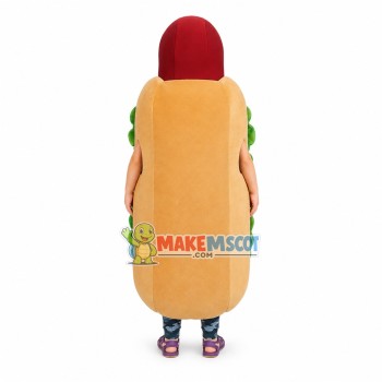 Superb Hot Dog Mascot Costume