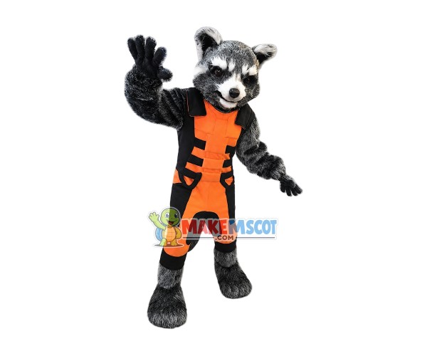 Rocket Raccoon Mascot Costume Rocket Raccoon Mascot Costume