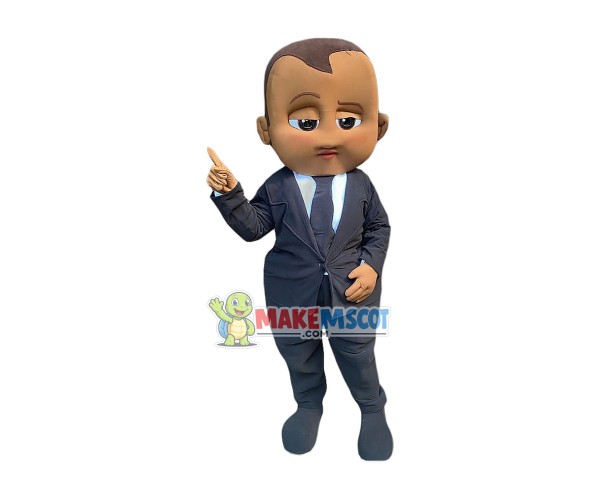 Superb Lightweight Boss Boy Mascot Costume Superb Lightweight Boss Boy Mascot Costume