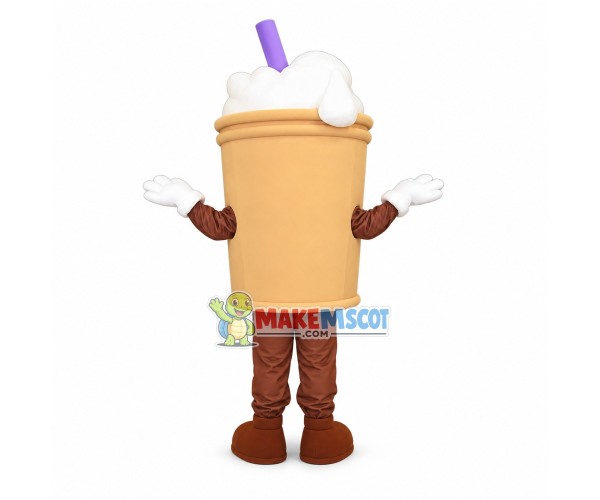 Coffee Milk Drink Mascot Costume Coffee Milk Drink Mascot Costume
