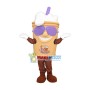 Coffee Milk Drink Mascot Costume