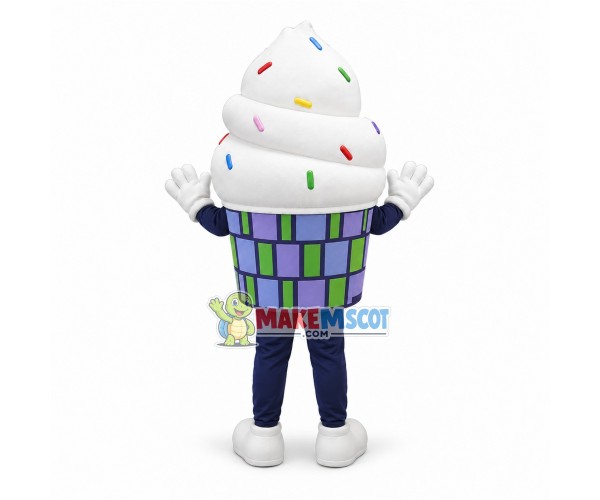 Milk Ice Cream Mascot Costume