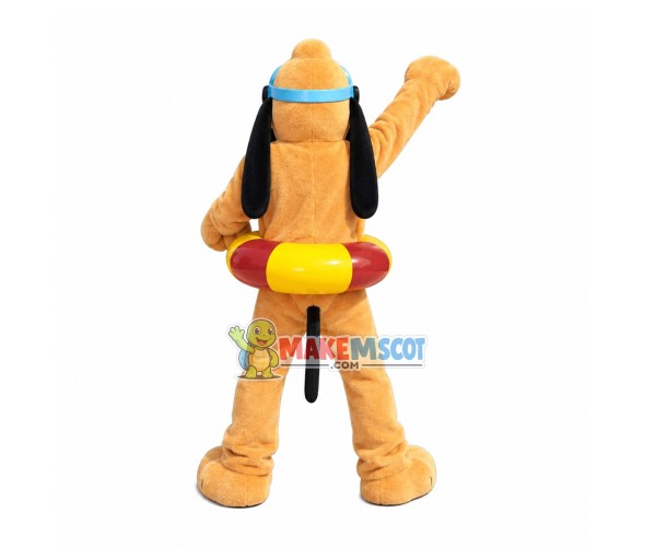 Diving Pluto Dog Mascot Costume Diving Pluto Dog Mascot Costume