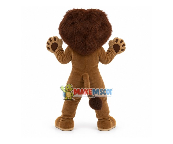 Friendly Madagascar Alex the Lion Mascot Costume Friendly Madagascar Alex the Lion Mascot Costume