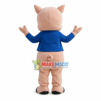 Superb Porky Pig Mascot Costume