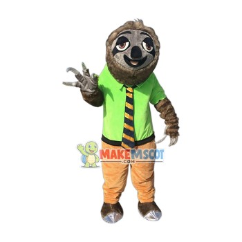 Zootopia Folivora Flash Slothmore Mascot Costume Zootopia Folivora Flash Slothmore Mascot Costume