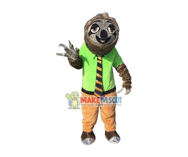 Zootopia Folivora Flash Slothmore Mascot Costume Zootopia Folivora Flash Slothmore Mascot Costume