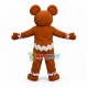 Gingerbread Style Mouse Mascot Costume Gingerbread Style Mouse Mascot Costume