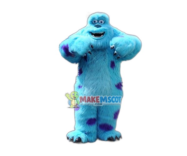 Happy James P. Sullivan Mascot Costume Happy James P. Sullivan Mascot Costume