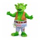 Friendly Green Monster Mascot Costume