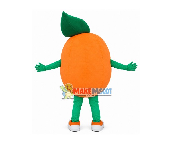 Superb Orange Mascot Costume Superb Orange Mascot Costume