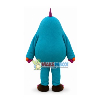 Blue Snow Monster Mascot Costume Blue Snow Monster Mascot Costume