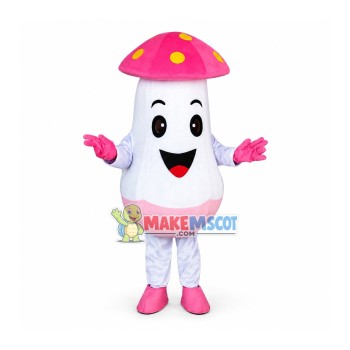Superb Mushroom Mascot Costume Superb Mushroom Mascot Costume