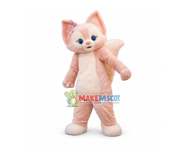 Pink Fox LinaBell Mascot Costume