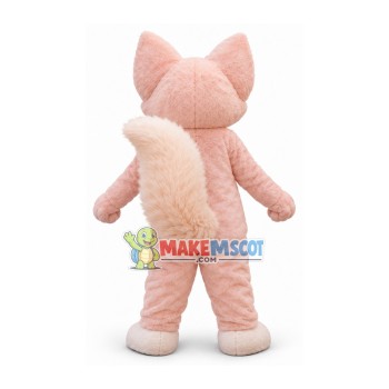 Pink Fox LinaBell Mascot Costume Pink Fox LinaBell Mascot Costume