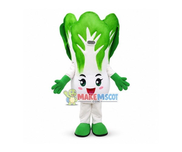 Superb Cabbage Mascot Costume Superb Cabbage Mascot Costume