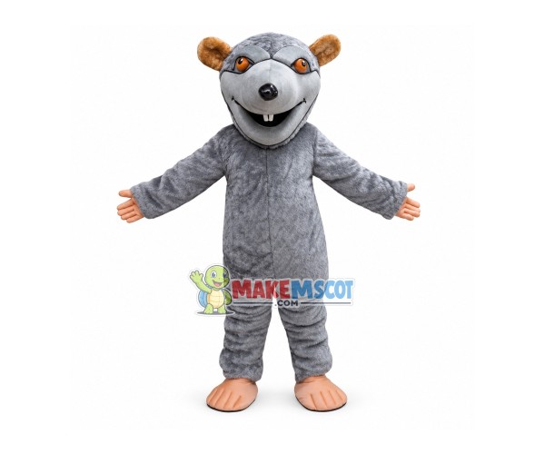 Ratatouille Remy Grey Rat Mascot Costume Ratatouille Remy Grey Rat Mascot Costume