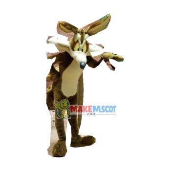 Super Wile E Coyote Mascot Costume Super Wile E Coyote Mascot Costume