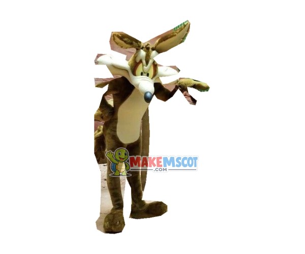 Super Wile E Coyote Mascot Costume Super Wile E Coyote Mascot Costume