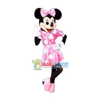 Mouse Clubhouse Regular Pink Miss Mouse Minnie Mascot Costume Mouse Clubhouse Regular Pink Miss Mouse Minnie Mascot Costume