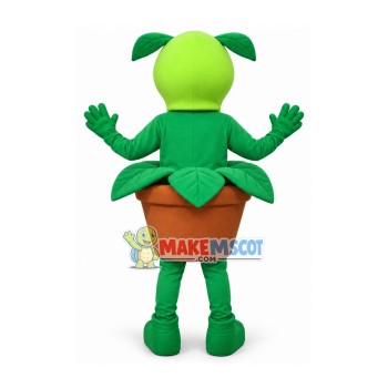 Peashooter Mascot Costume Peashooter Mascot Costume