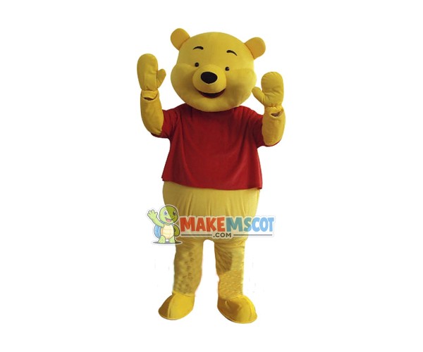 Winnie the Pooh Mascot Adult Costume Free Shipping Winnie the Pooh Mascot Adult Costume Free Shipping