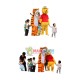 Winnie & Tiger the Pooh Mascot Costume Free Shipping Winnie & Tiger the Pooh Mascot Costume Free Shipping