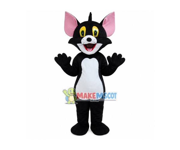 Black Tom Cat costume Cartoon Mascot Costume Free Shipping