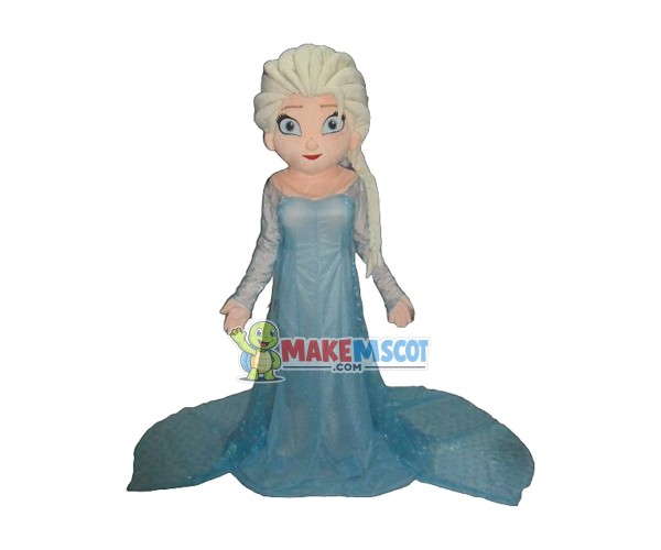 Princess Elsa Mascot Costume Princess Elsa Mascot Costume