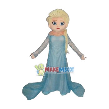 Princess Elsa Mascot Costume Princess Elsa Mascot Costume