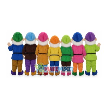 Seven Dwarfs Mascot costume Seven Dwarfs Mascot costume