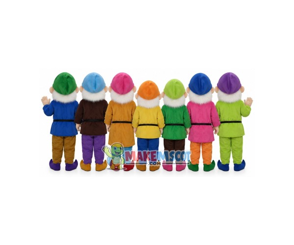 Seven Dwarfs Mascot costume Seven Dwarfs Mascot costume