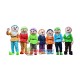 Seven Dwarfs Mascot costume Seven Dwarfs Mascot costume