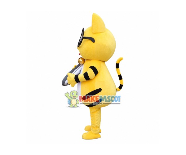Yellow Cat Mascot Adult Costume Free Shipping Yellow Cat Mascot Adult Costume Free Shipping