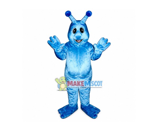 Blue Monster Mascot Costume Blue Monster Mascot Costume