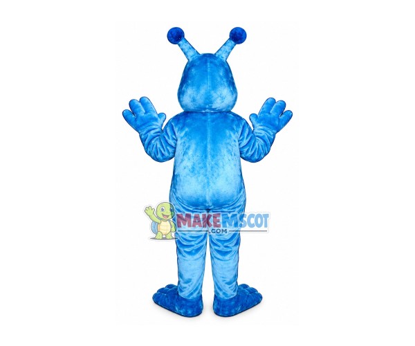 Blue Monster Mascot Costume Blue Monster Mascot Costume