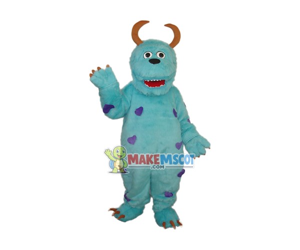2nd Version of Sulley Monster Inc Mascot Adult Costume Free Shipping 2nd Version of Sulley Monster Inc Mascot Adult Costume Free Shipping