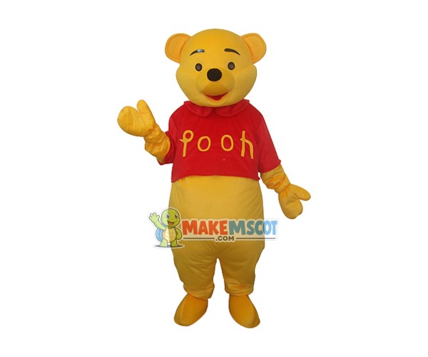 Winnie the Pooh Mascot Adult Costume Free Shipping Winnie the Pooh Mascot Adult Costume Free Shipping